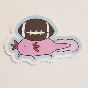 10/$10 Axolotl & Football Sticker